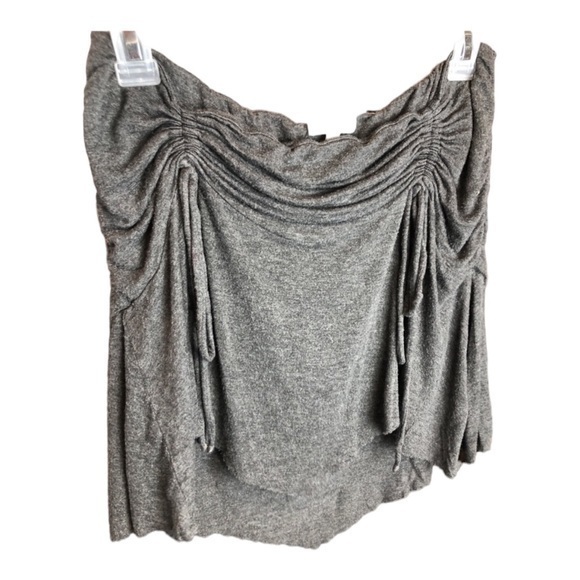 EARTHBOUND Dresses & Skirts - EARTHBOUND gray mini skirt with ties on sides